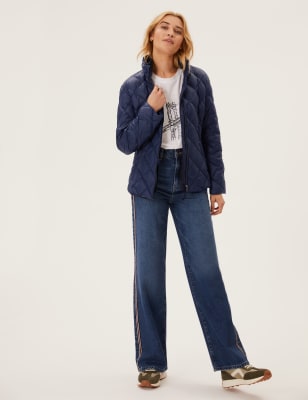 Feather & Down Quilted Puffer Jacket M&S CA