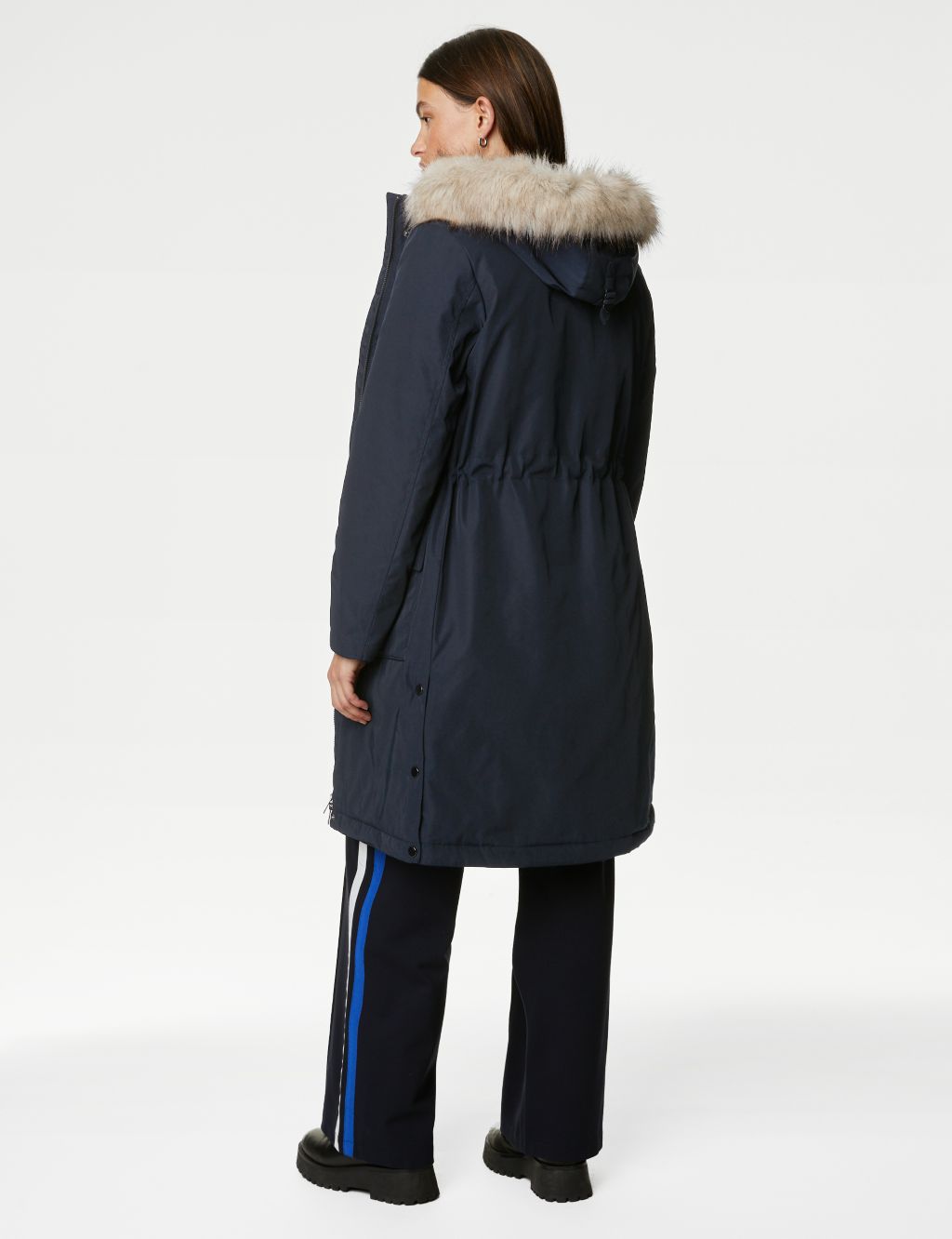 Stormwear™ Textured Hooded Parka Coat image 6