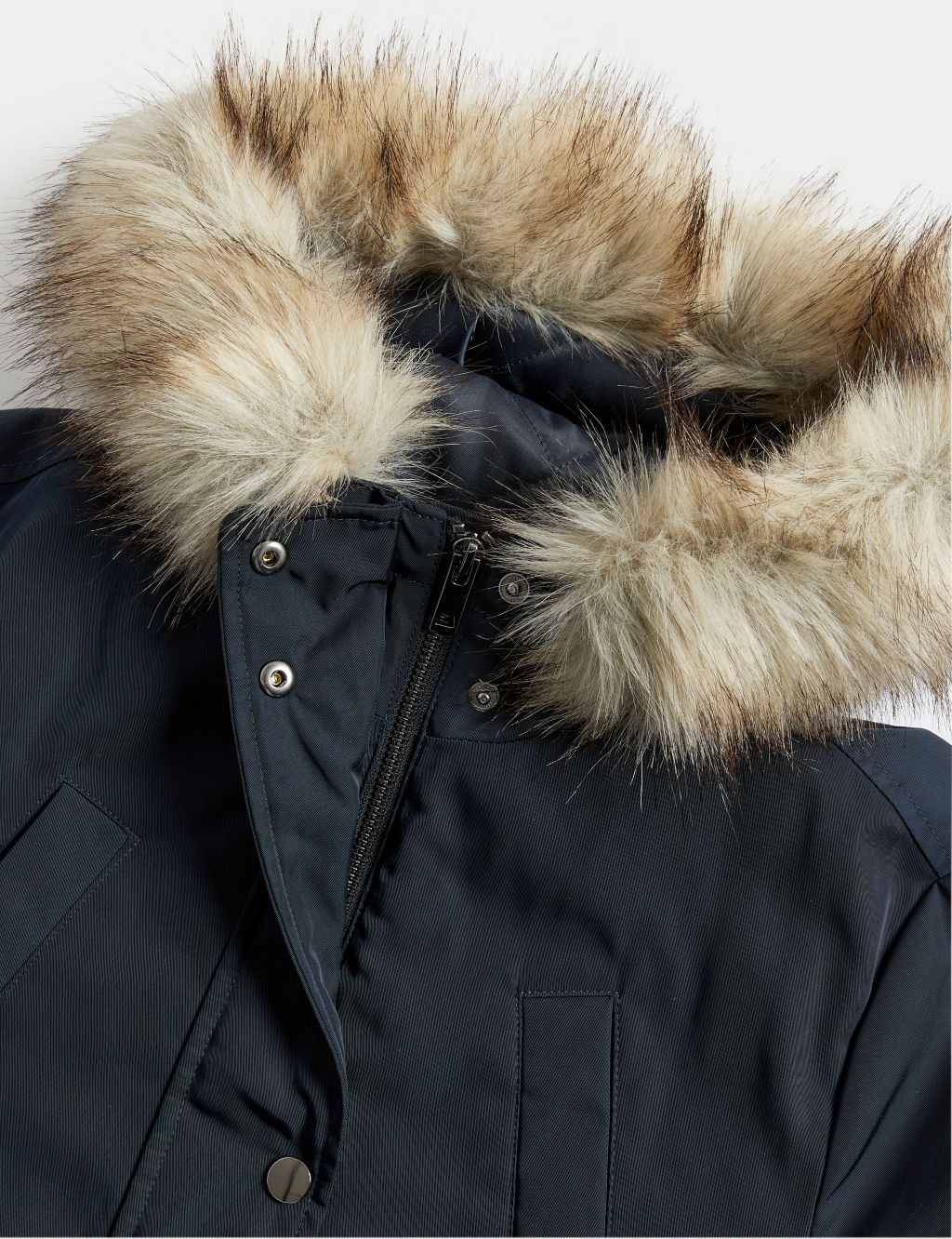 Stormwear™ Textured Hooded Parka Coat image 7