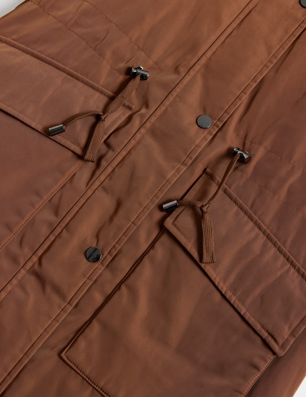 Stormwear™ Textured Hooded Parka Coat image 6