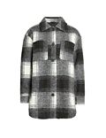 Checked Collared Relaxed Shacket