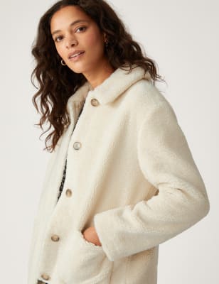 Marks and spencer outlet teddy coat