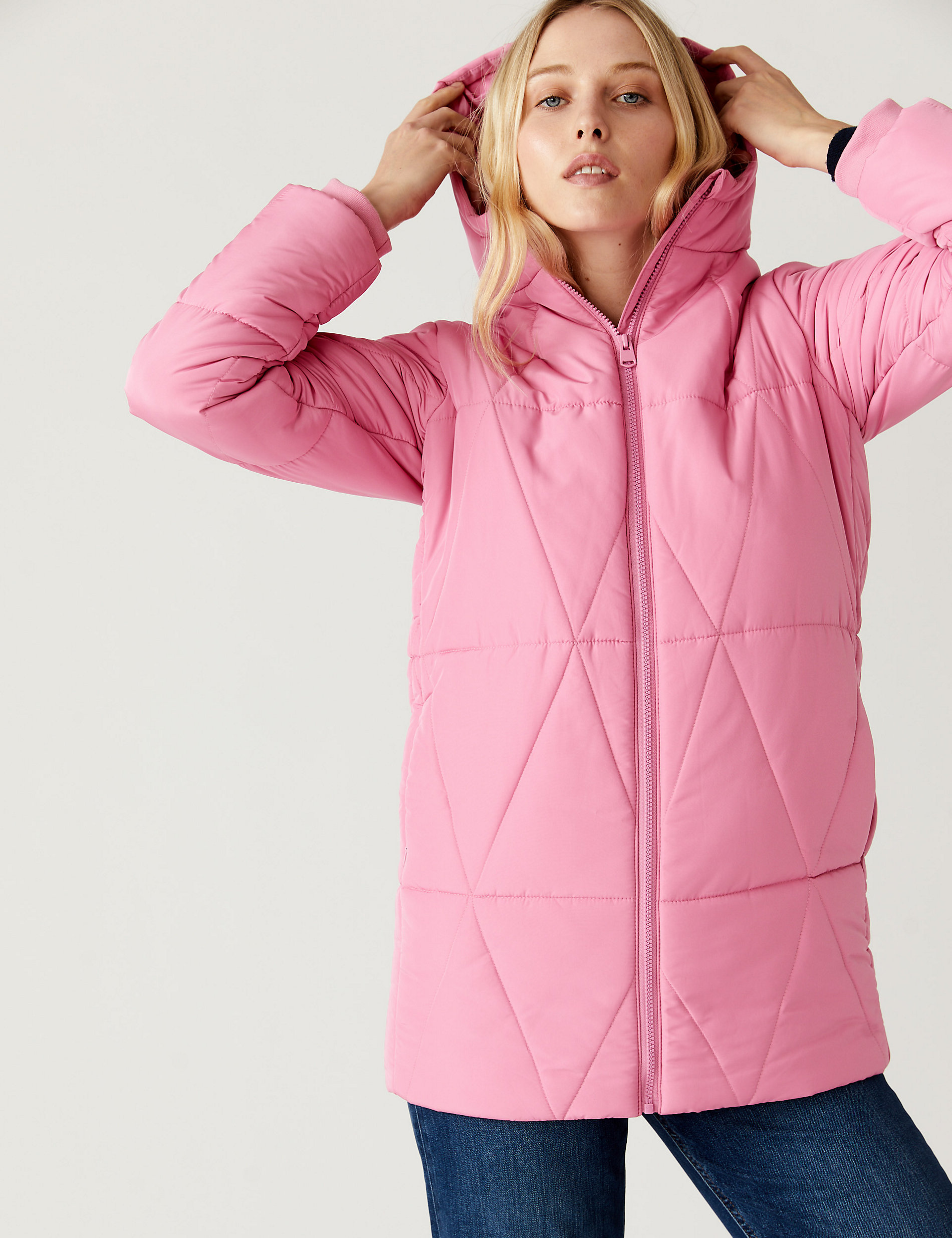 Recycled Thermowarmth™ Quilted Puffer Coat | M&S US
