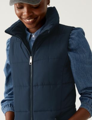 

Womens M&S Collection Recycled Thermowarmth™ Padded Gilet - Navy, Navy