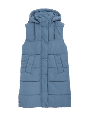 

Womens M&S Collection Recycled Thermowarmth™ Longline Gilet - Air Force Blue, Air Force Blue