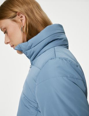 

Womens M&S Collection Recycled Thermowarmth™ Funnel Neck Jacket - Ocean, Ocean