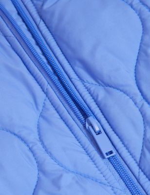 

Womens M&S Collection Recycled Thermowarmth™ Lightweight Quilted Gilet - Fresh Blue, Fresh Blue