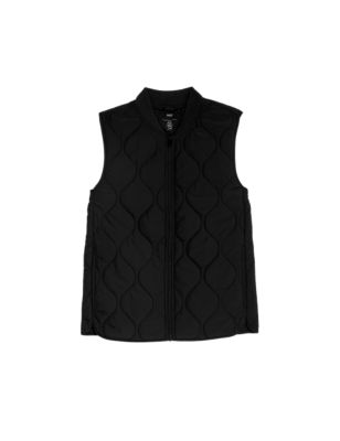 

Womens M&S Collection Recycled Thermowarmth™ Lightweight Quilted Gilet - Black, Black