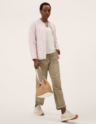

Womens M&S Collection Thermowarmth™ Lightweight Quilted Jacket - Pink Shell, Pink Shell
