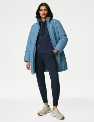 

Womens M&S Collection Recycled Thermowarmth™ Puffer Coat - Grey Blue, Grey Blue