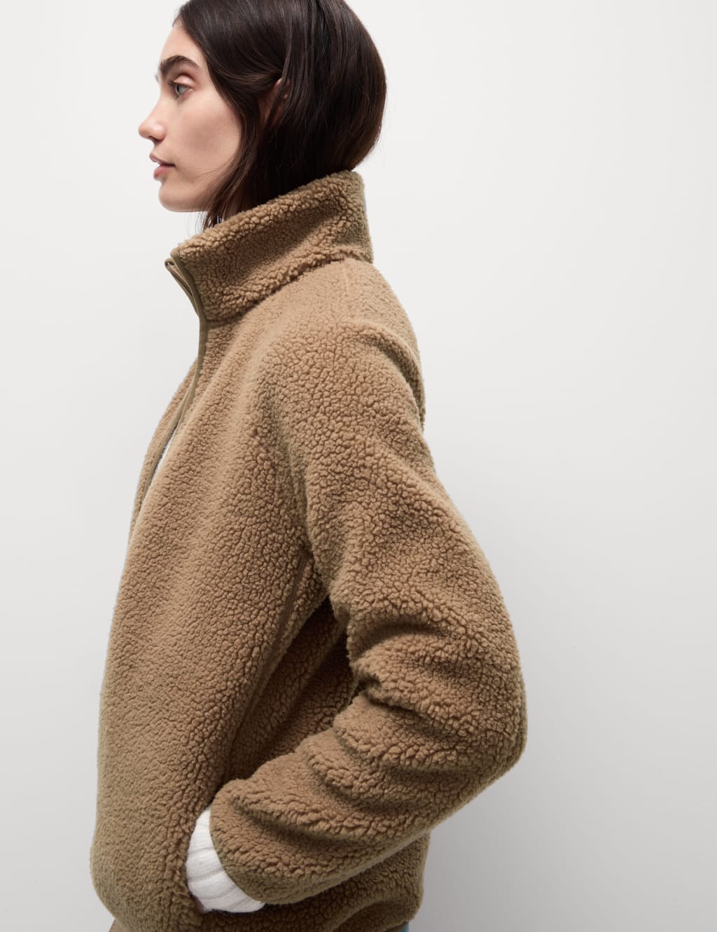 Marks and spencer ladies fleece tops online