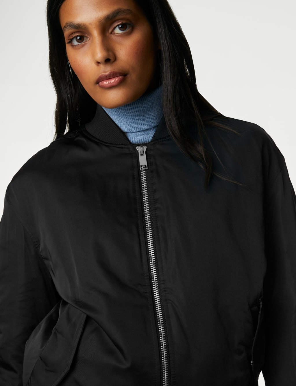 Satin Stormwear™ Padded Bomber Jacket image 4