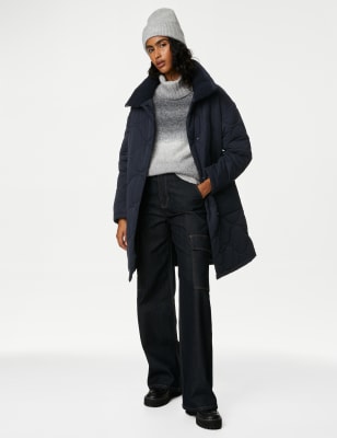 

Womens M&S Collection Stormwear™ Thermowarmth™ Quilted Coat - Midnight Navy, Midnight Navy