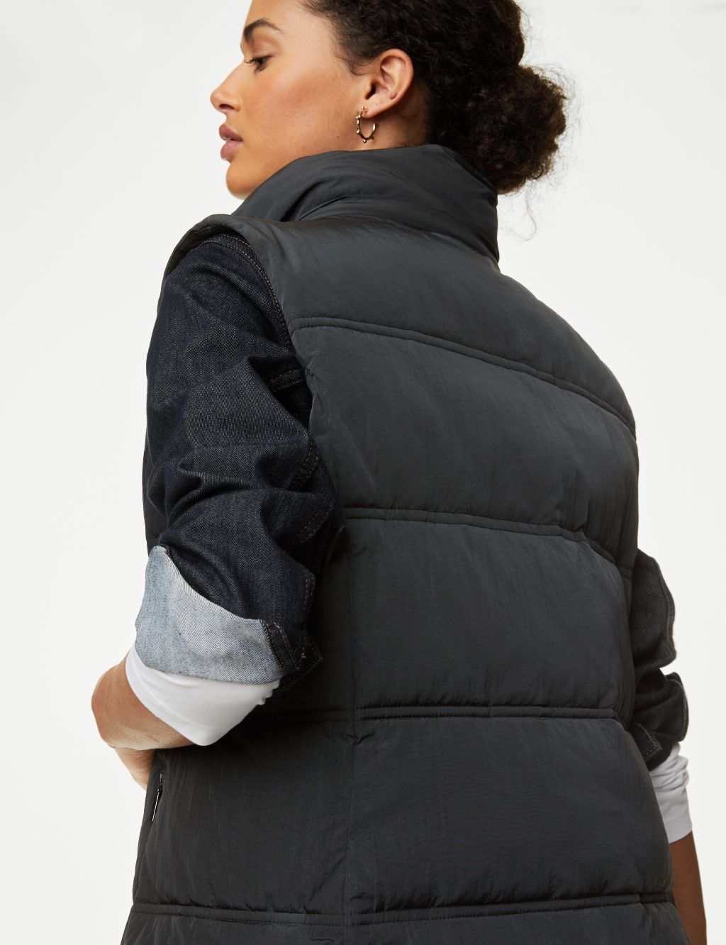 Recycled Thermowarmth™ Hooded Puffer Gilet image 4