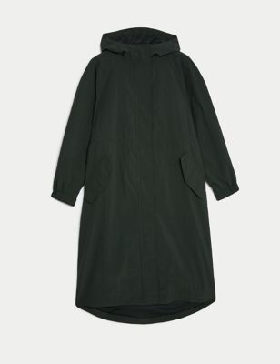 M&S Collection Rubber Funnel Neck Raincoat - ShopStyle Evening Dresses