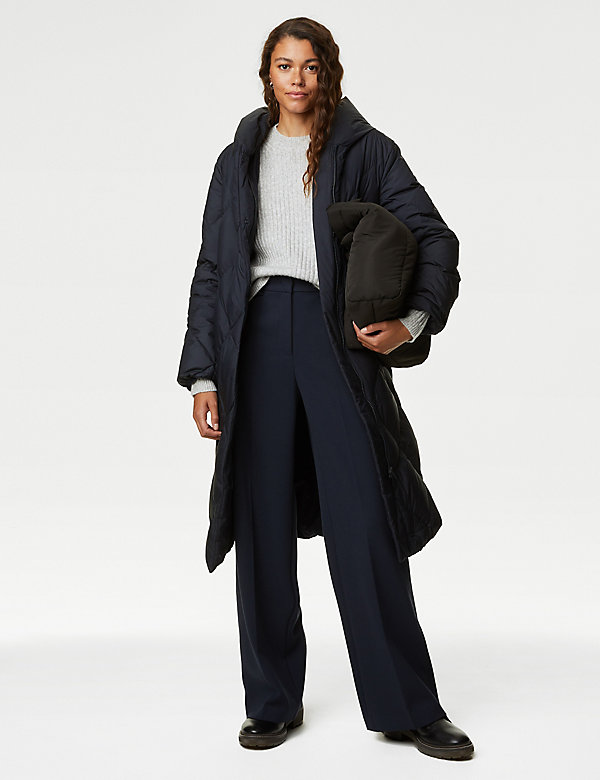 Gewatteerde jas met veren en dons, met Stormwear™ - NL