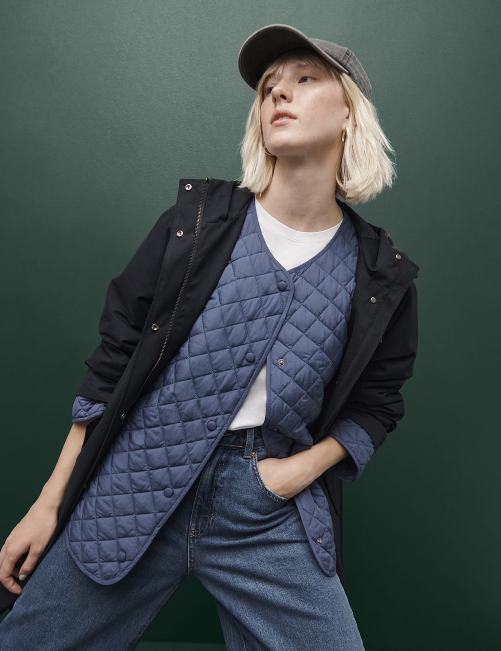 Marks and spencer blue coat online