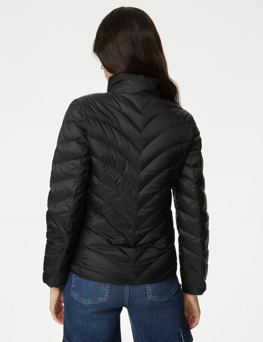 Feather & Down Lightweight Puffer Jacket image 5