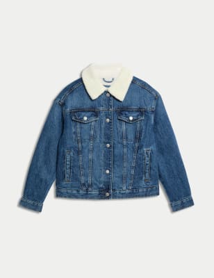 Denim Borg Lined Jacket 6 of 6