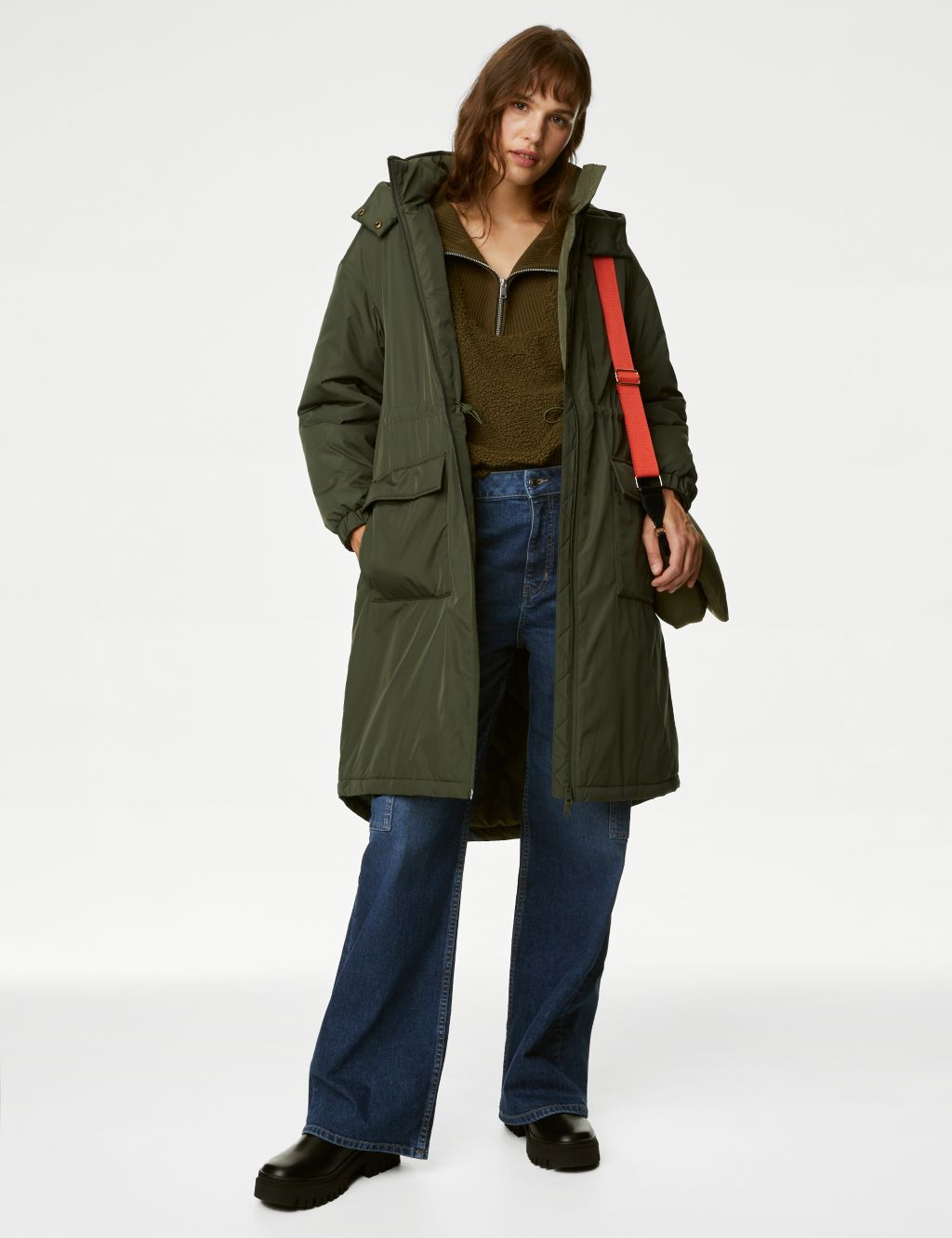 Stormwear™ Hooded Padded Parka Coat image 3