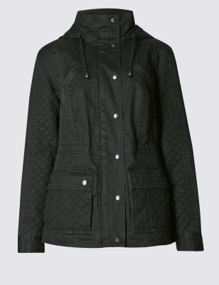 marks and spencer indigo waxed jacket