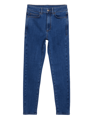 

Womens Autograph High Waisted Skinny Jeans - Bright Indigo, Bright Indigo