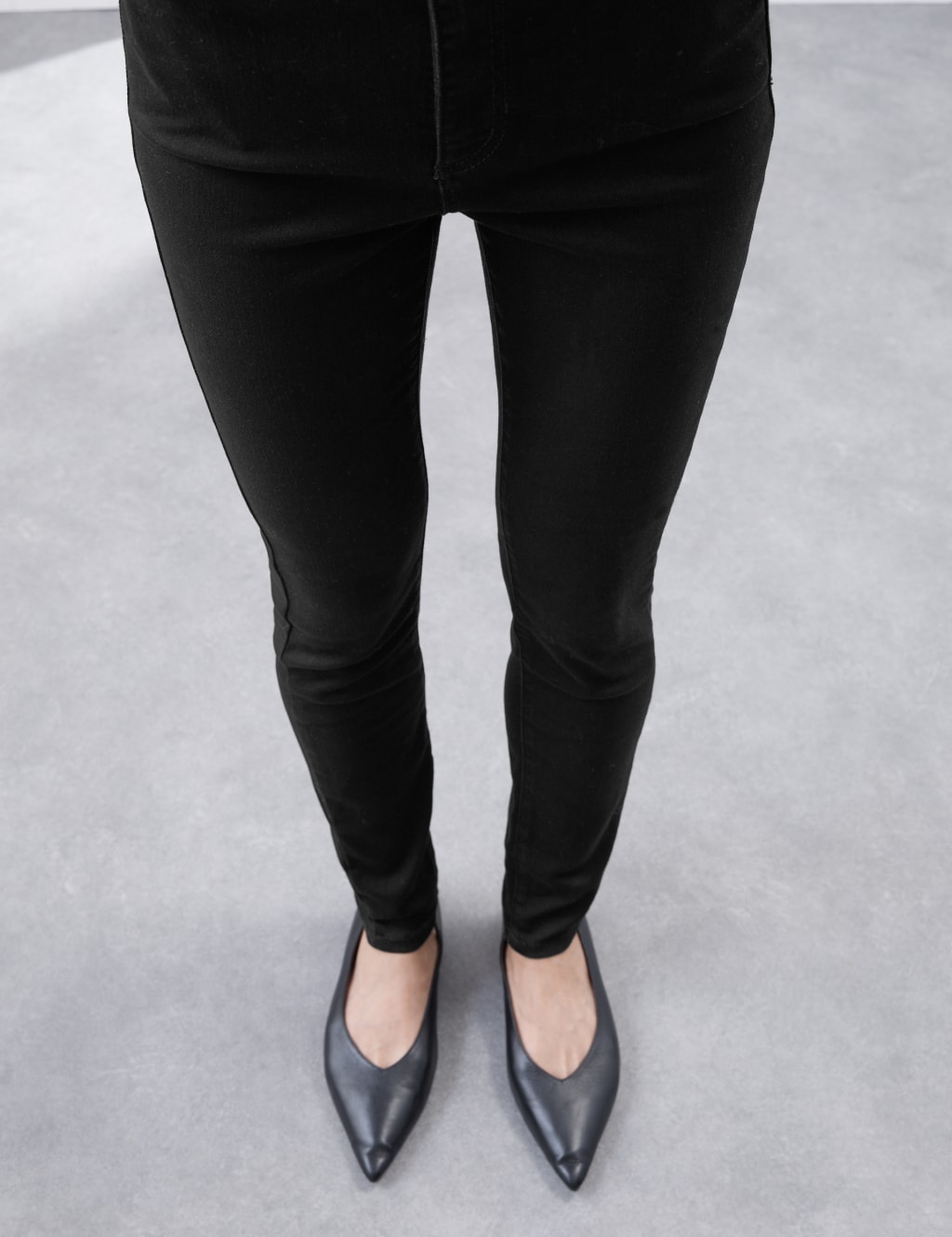 High Waisted Skinny Jeans image 2