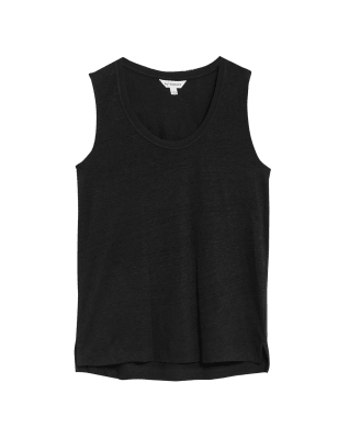 

Autograph Top 100% lino sin mangasWomens - Black, Black