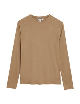

Womens Autograph Round Neck Long Sleeve Top - Spice, Spice