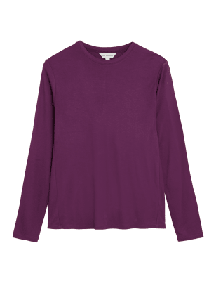 

Autograph Top de manga larga con cuello redondoWomens - Mauve, Mauve