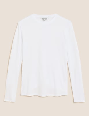 

Womens Autograph Round Neck Long Sleeve Top - Soft White, Soft White