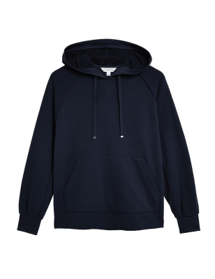 

Womens Autograph Cotton Rich Relaxed Hoodie - Dark Navy, Dark Navy