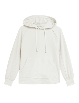 

Womens Autograph Cotton Rich Relaxed Hoodie - Light Beige, Light Beige