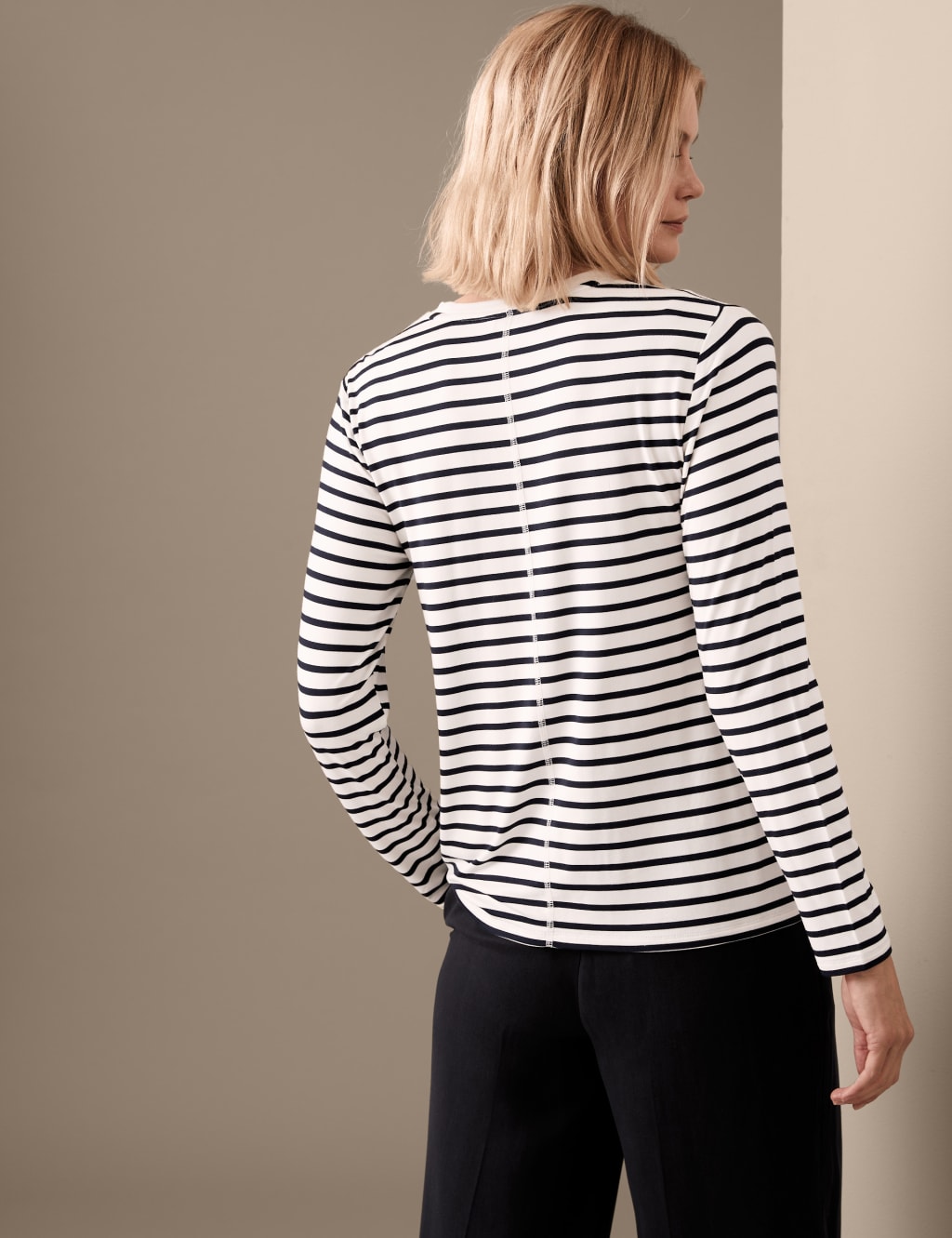 Jersey Striped Top image 4