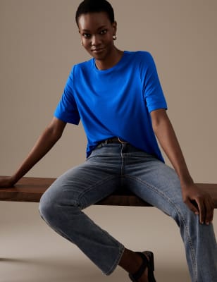 

Womens Autograph Jersey T-Shirt - Royal Blue, Royal Blue