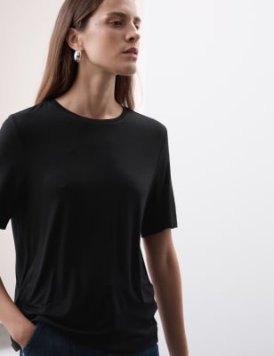 Marks and spencer store black t shirt