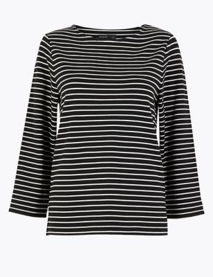 Striped Long Sleeve Top | Autograph | M&S