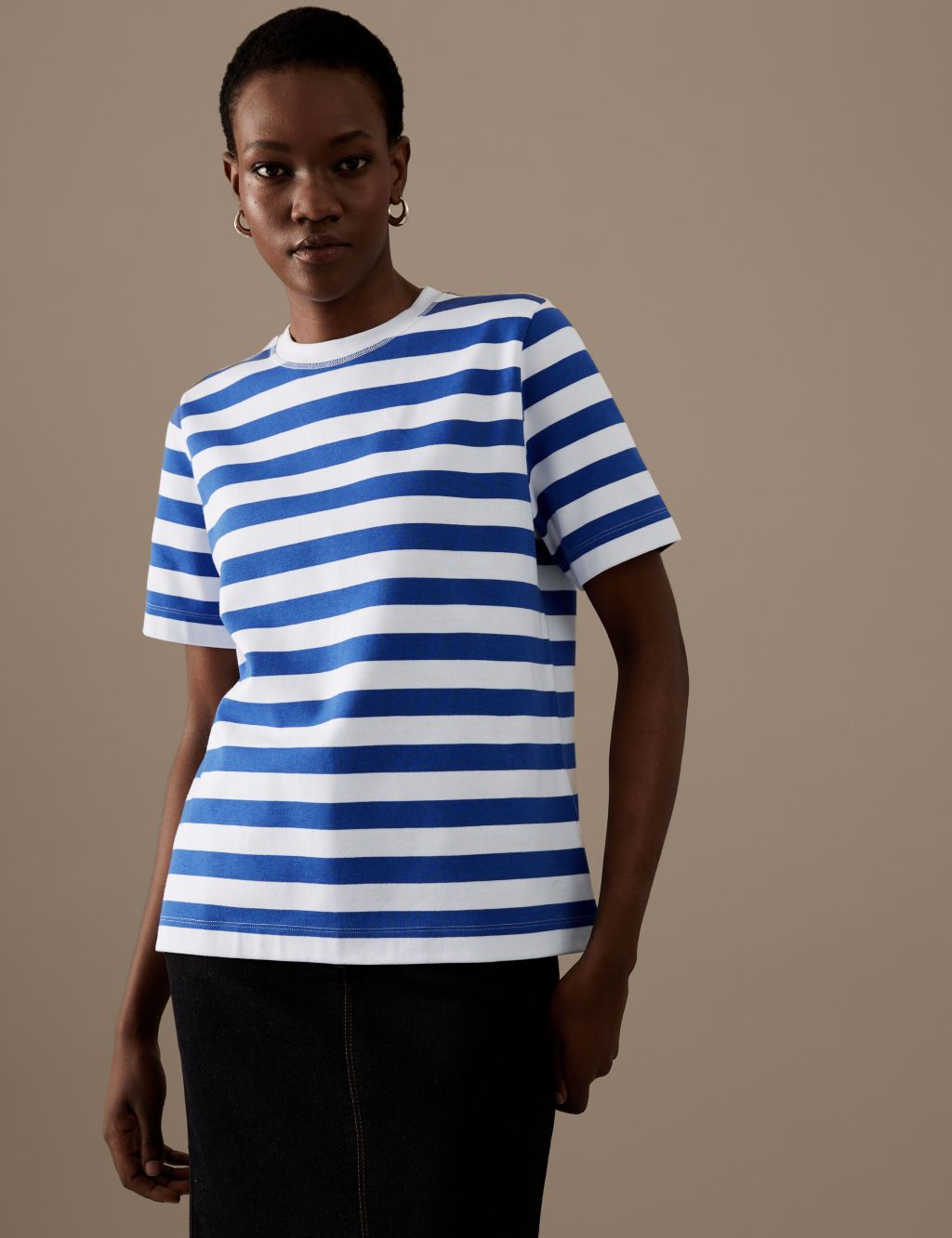 Cotton Rich Striped T-Shirt image 3