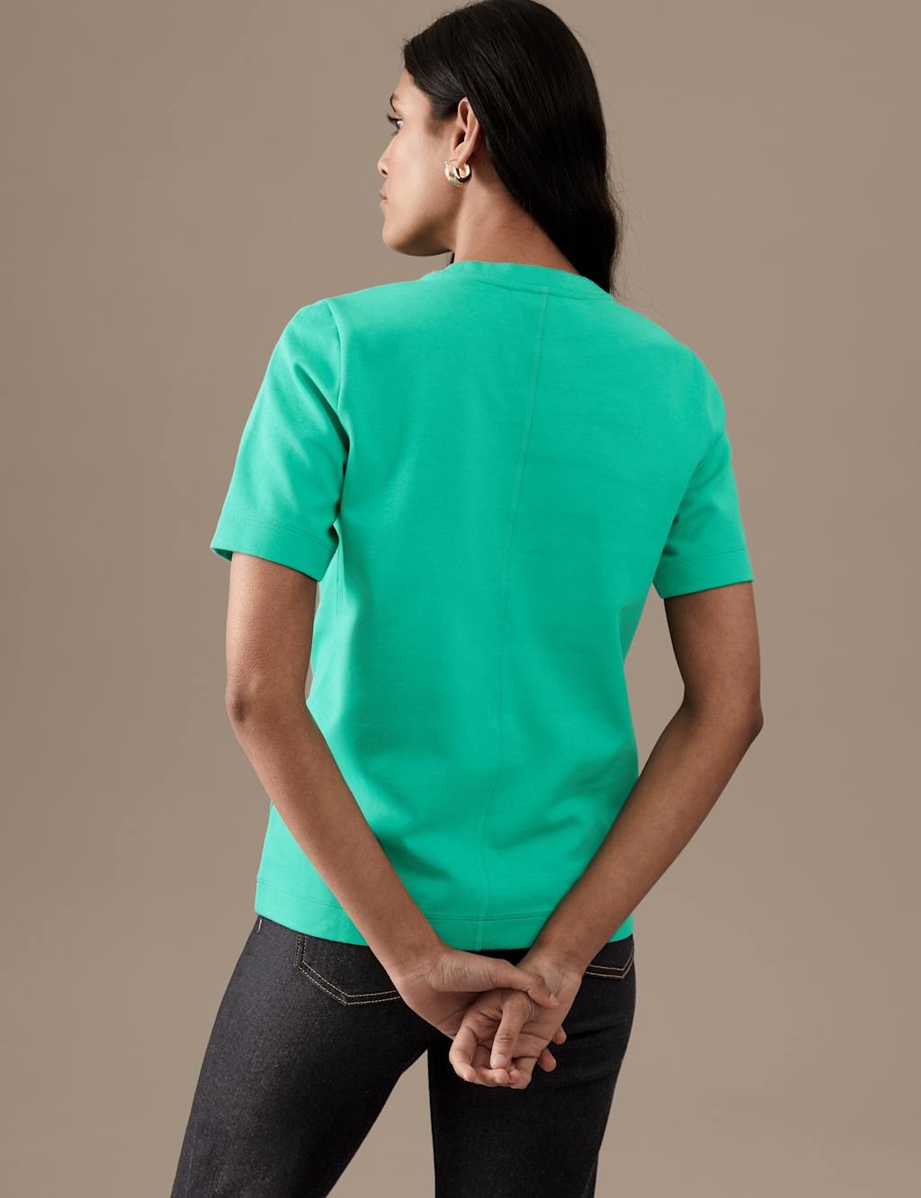 Cotton Rich Crew Neck T-Shirt image 4
