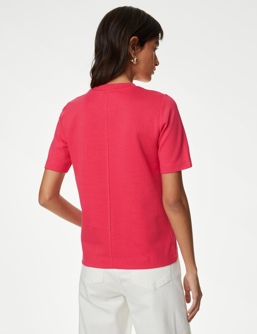 Cotton Rich Crew Neck T-Shirt image 4