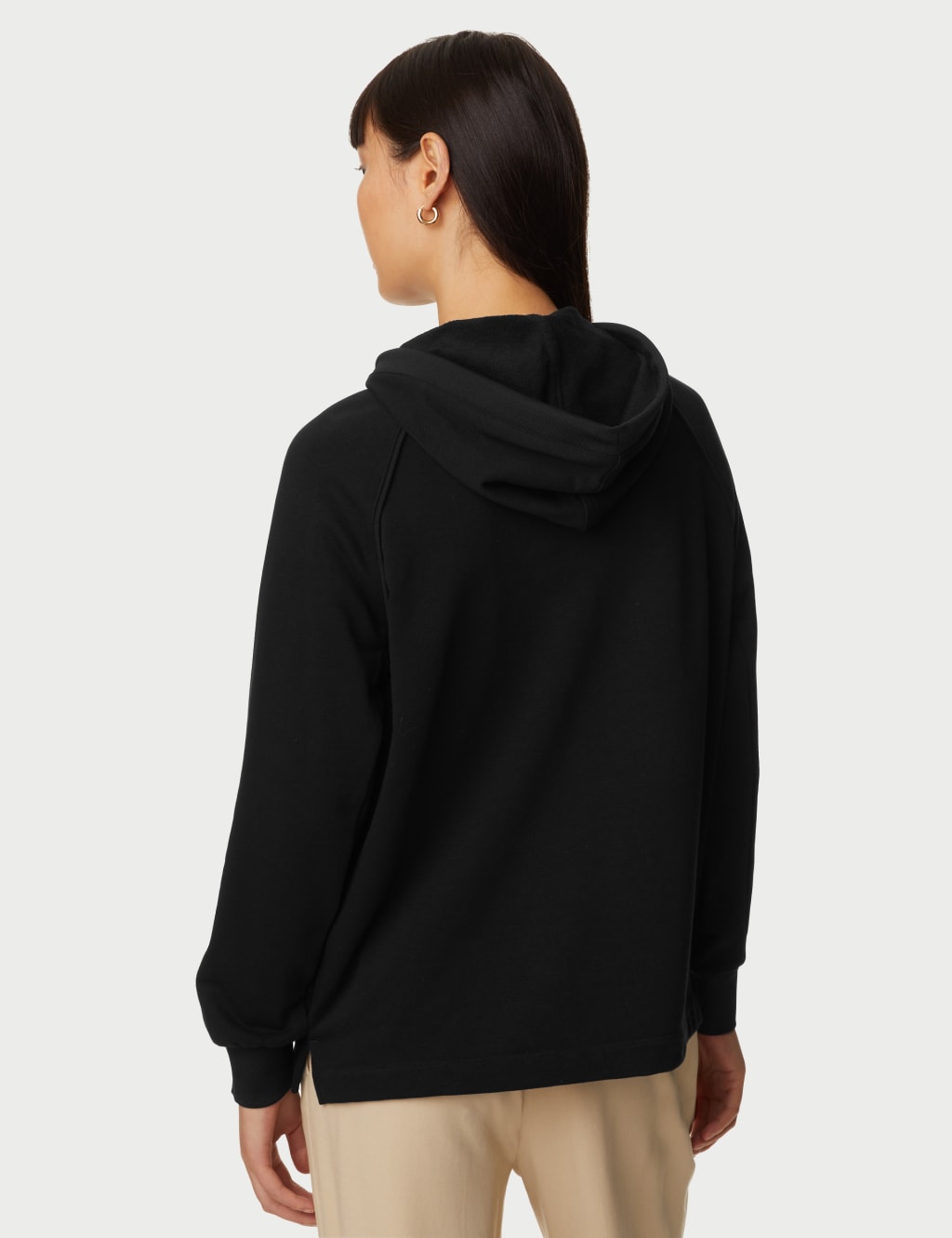 Cotton Rich Relaxed Hoodie image 5