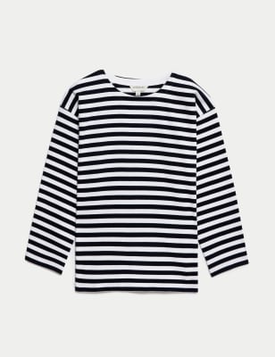 Cotton Rich Striped Top