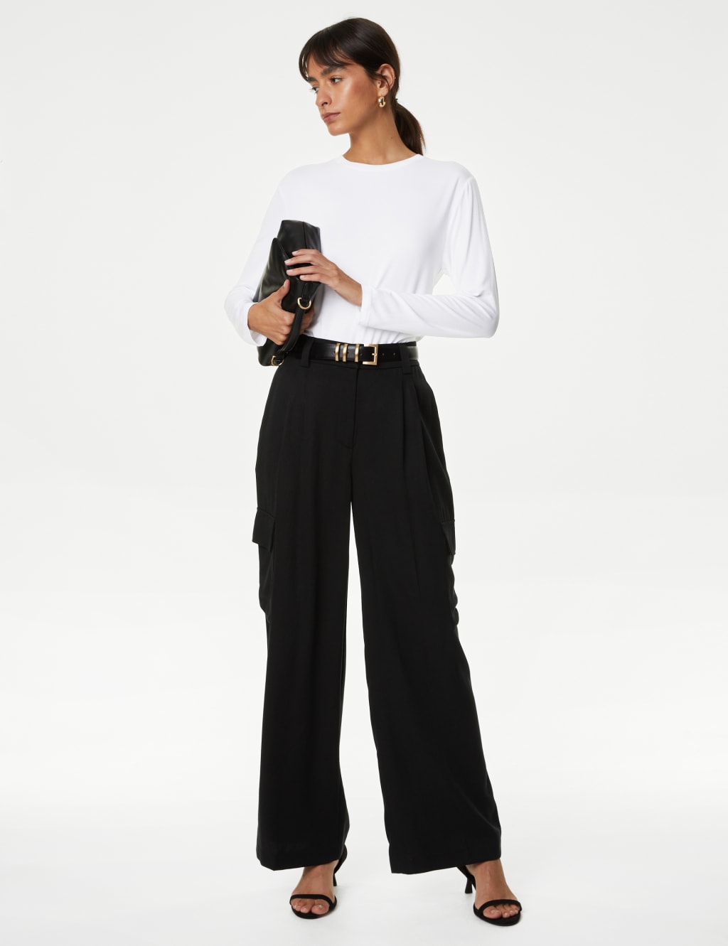 Round Neck Long Sleeve Top image 1