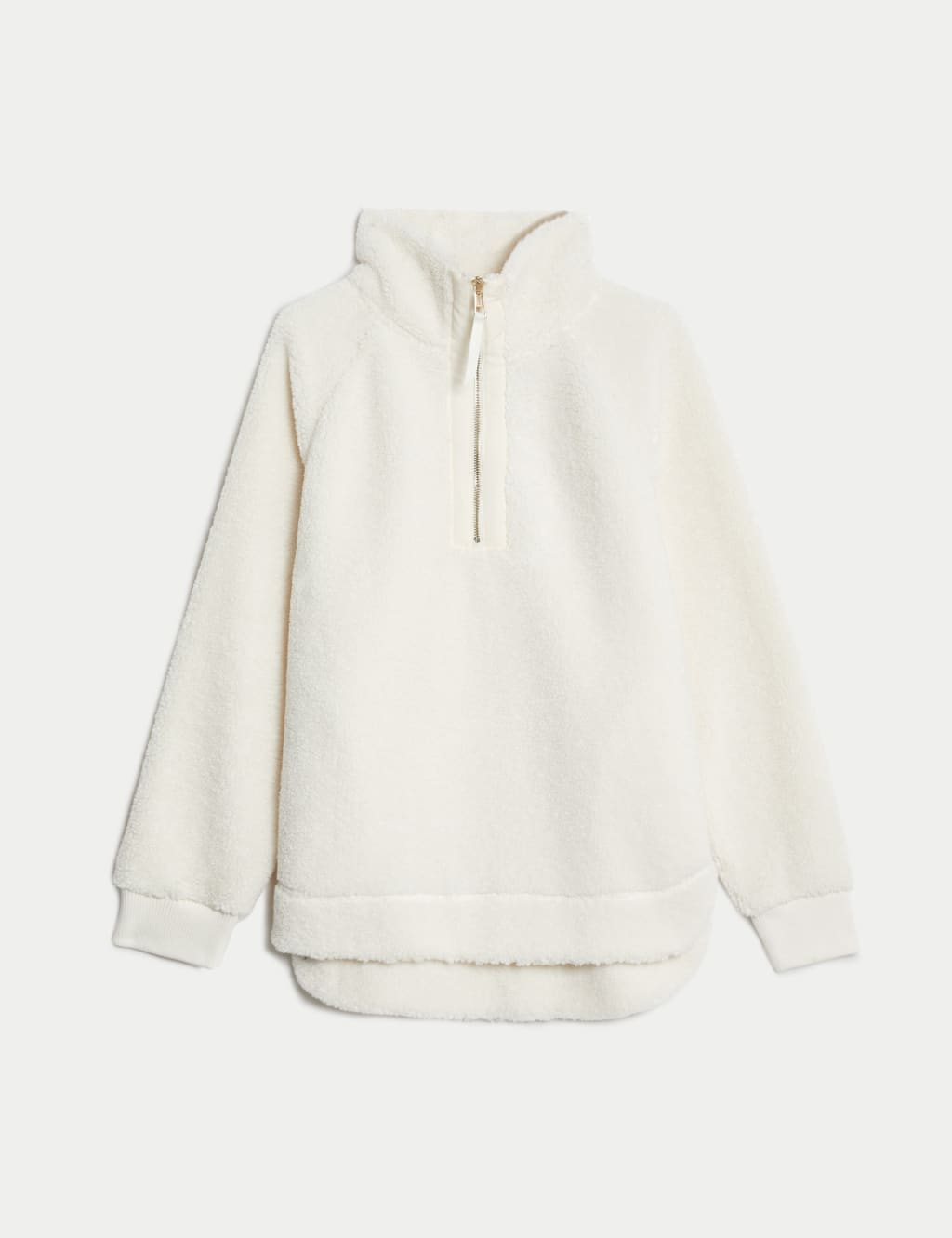 Borg Zip Up Sweatshirt image 2
