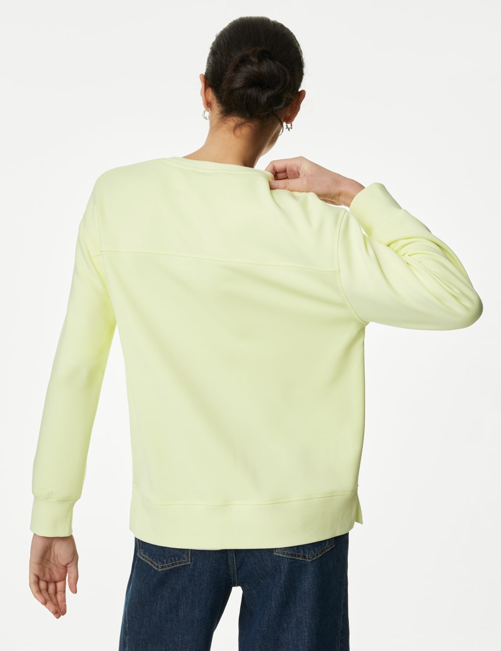 Crew Neck Relaxed Sweatshirt image 6