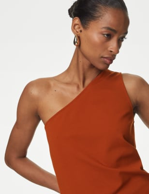 Jersey One Shoulder Top