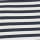 Gestreepte top met V-hals en korte mouwen, MARINE MIX, swatch