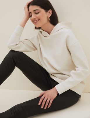 

Womens Autograph Jersey Hoodie - Light Beige, Light Beige