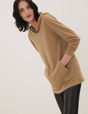 

Womens Autograph Wool Blend Hoodie - Camel, Camel