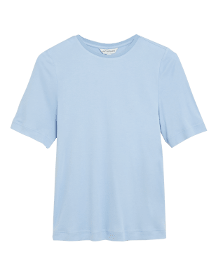 

Autograph Camiseta de punto con escote cerradoWomens - Chambray, Chambray